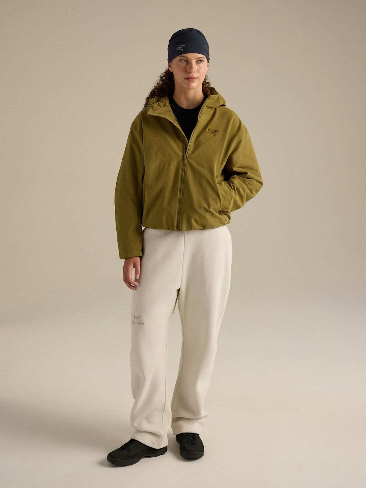 Pantaloni Emblem Fleece Jogger Donna Sea Salt