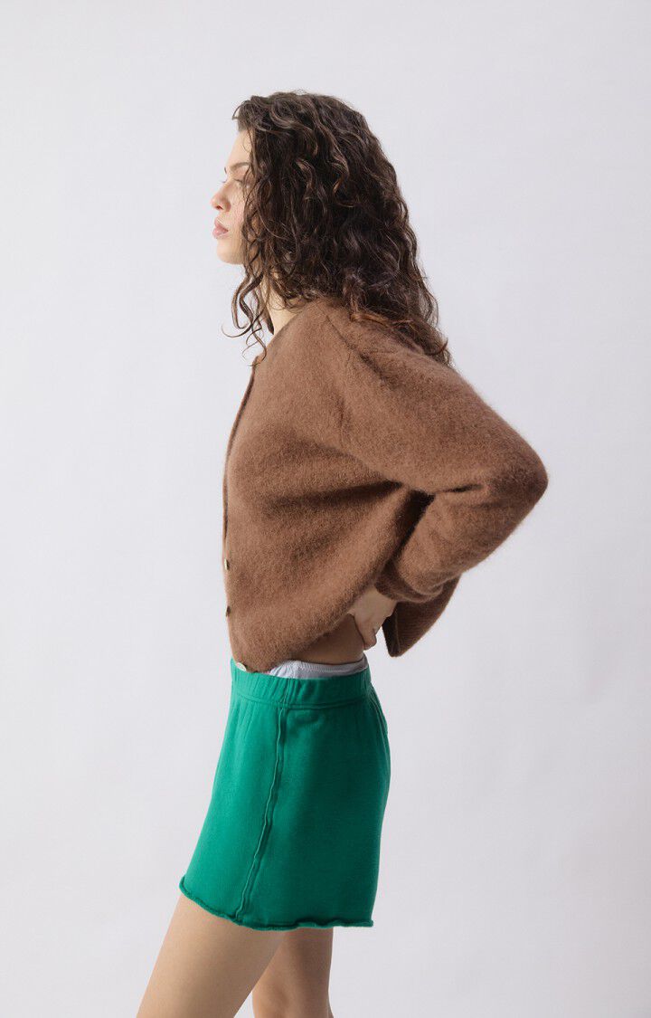 Frau Vitow Strickjacke Chocolat Melage