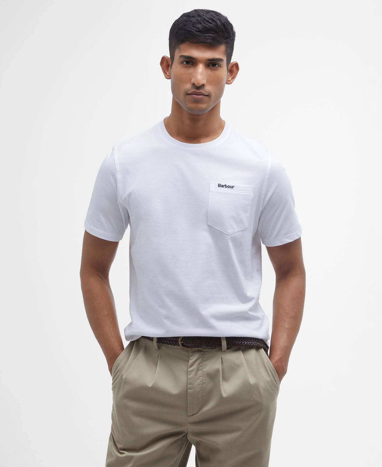 T-shirt Langdon Pocket Uomo White
