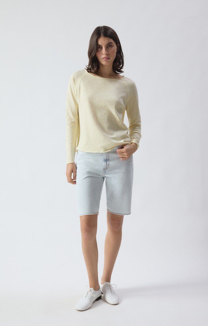 T-shirt Sonoma Wide Neck Donna Vanilla Vintage