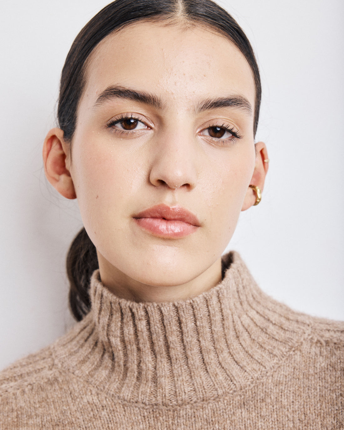 Frau Myrtille Pullover Beige