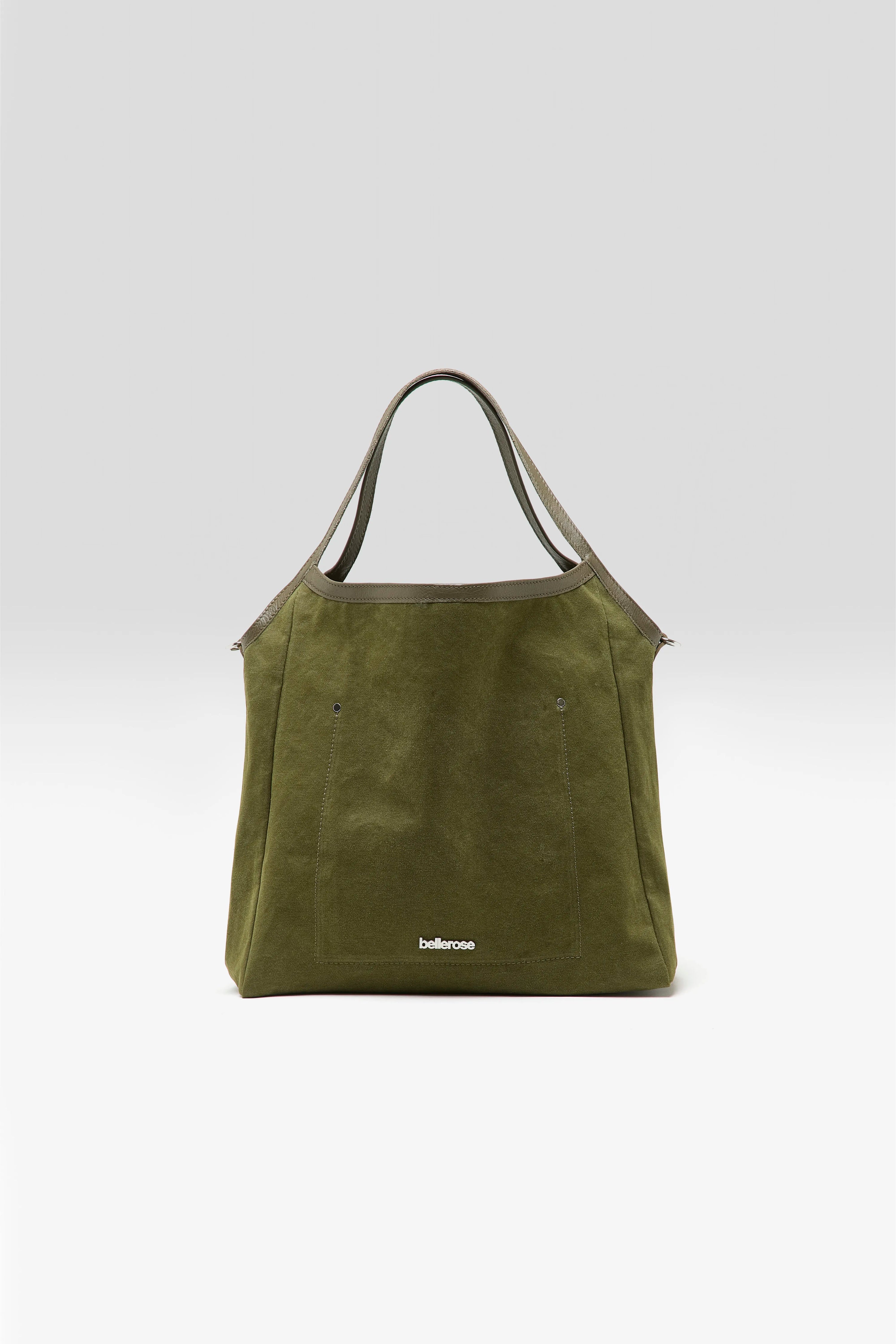Borsa Singa Canvas Donna Olive