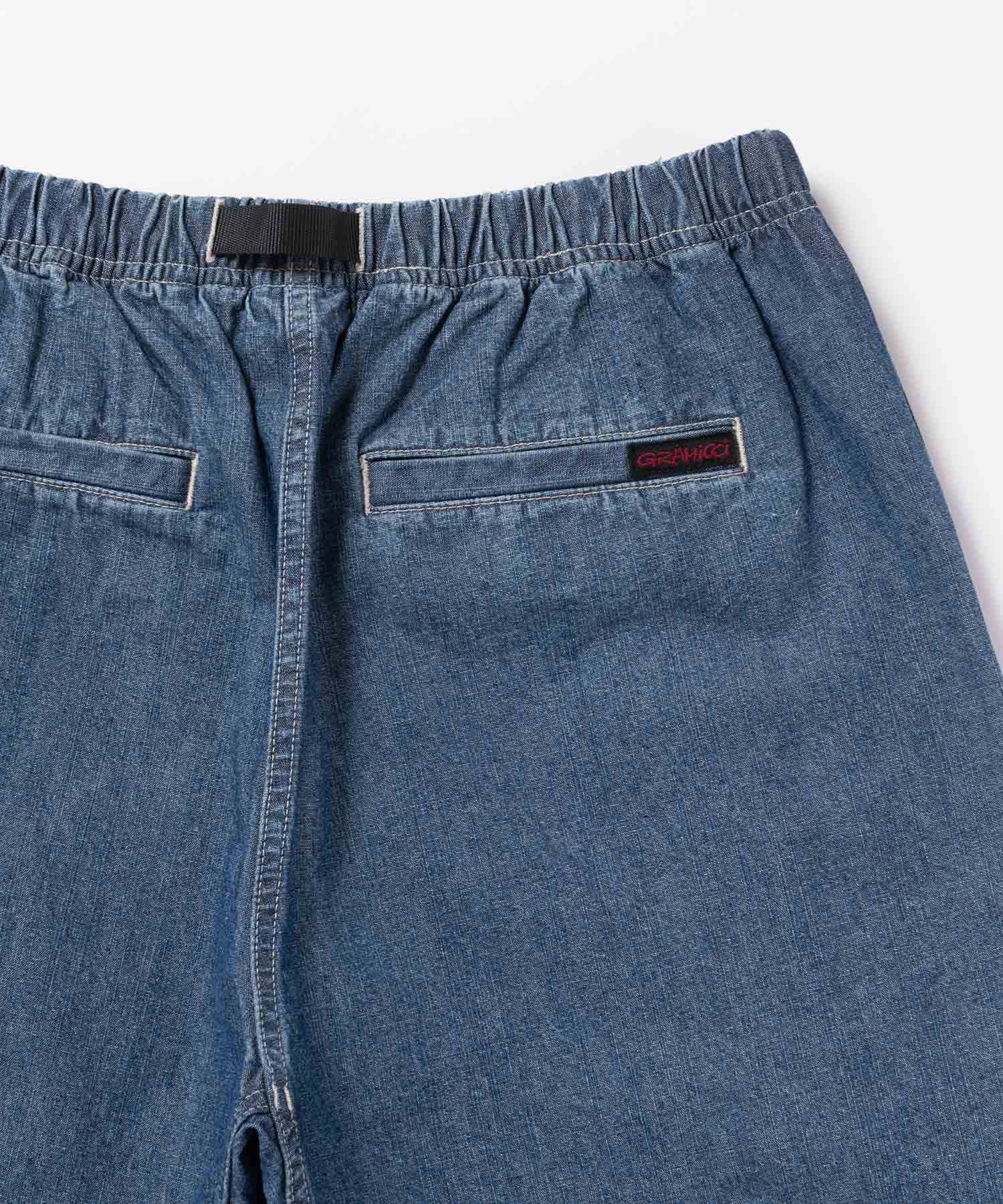 Shorts Japanese Chambray Homme Blue