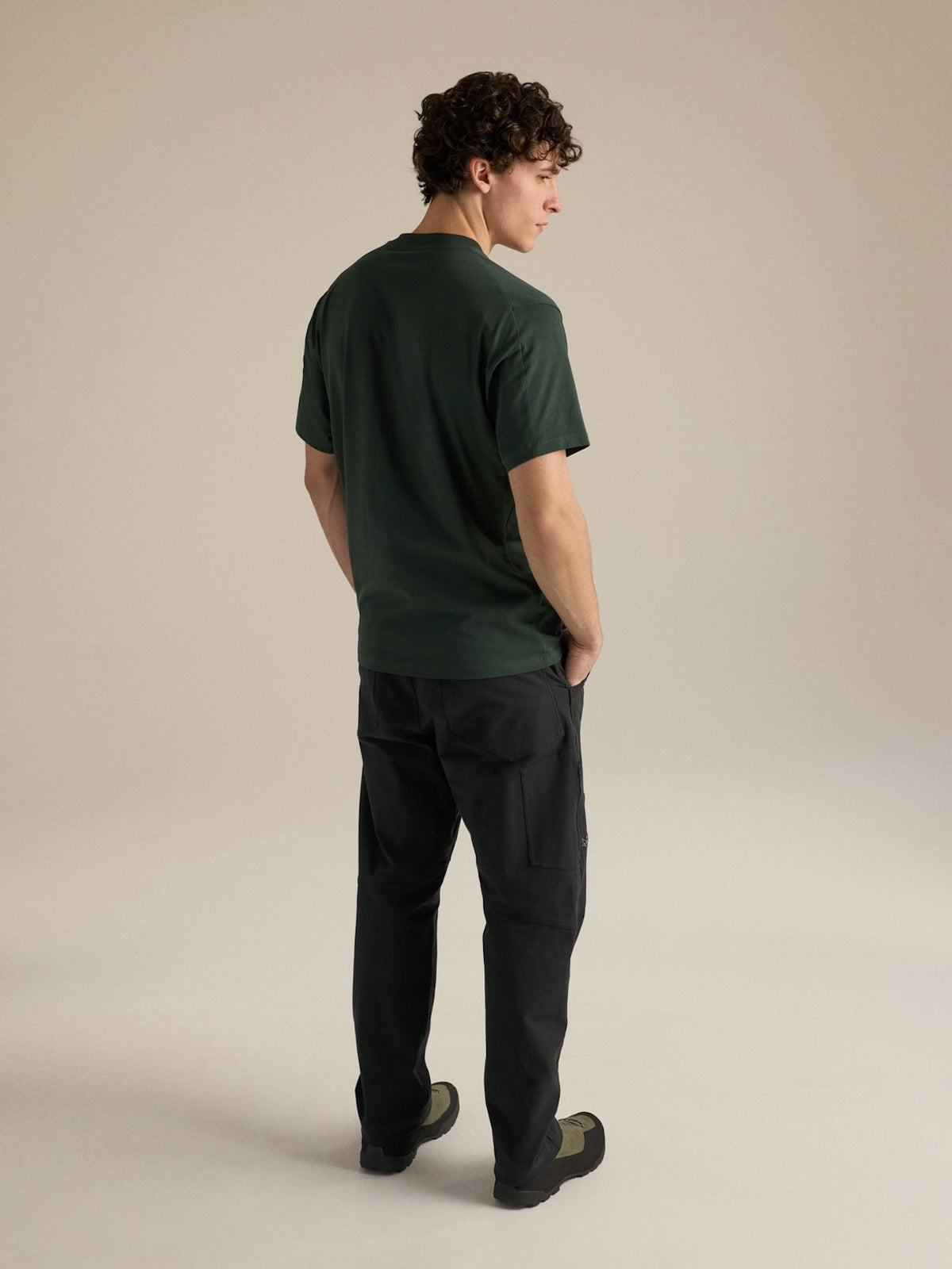 T-shirt Kragg SL Cotton Uomo Dark Jade