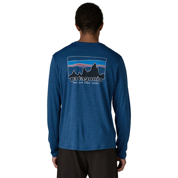 T-shirt Cap Cool Daily 73' Skyline Uomo Clement Blue