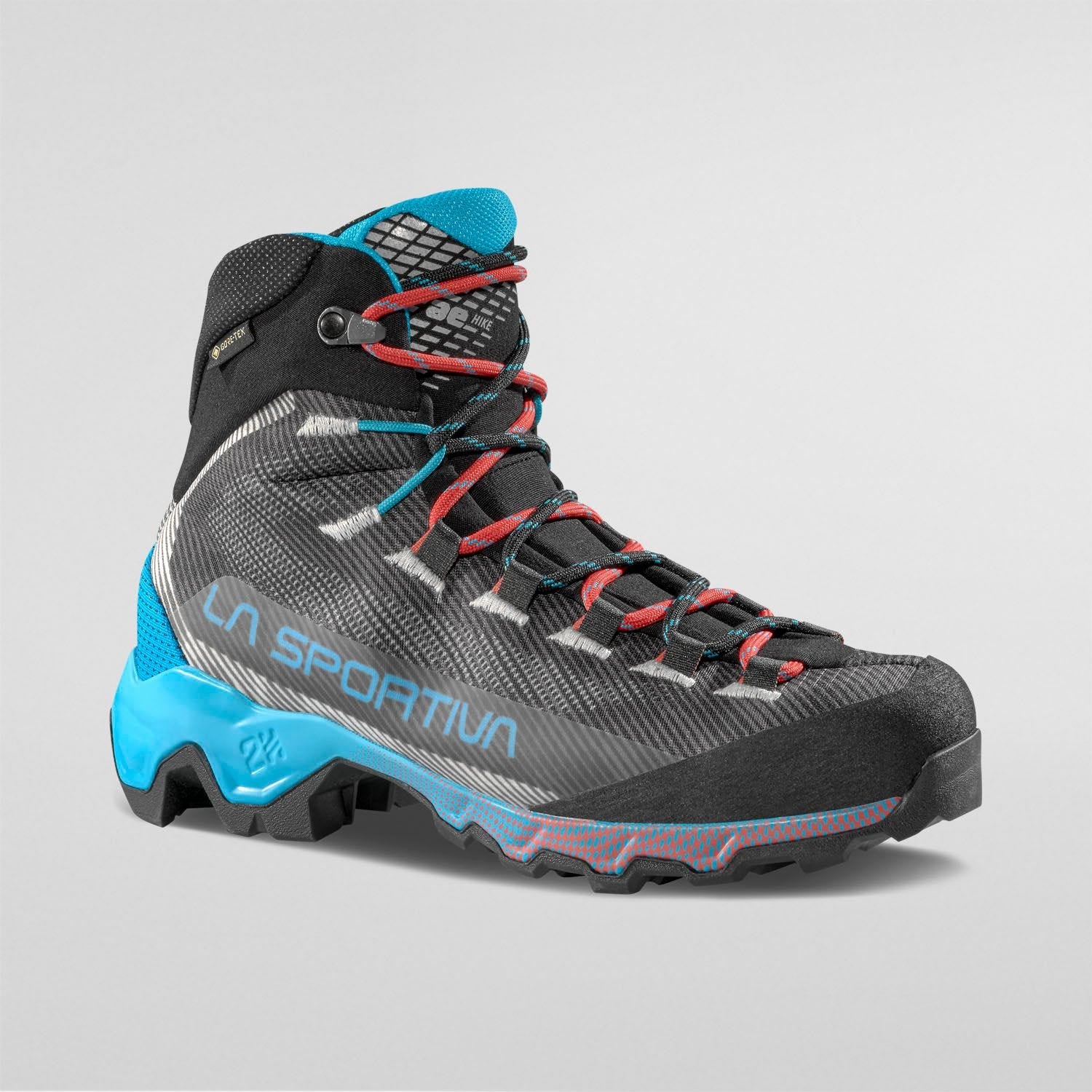 Zapatillas Aproximacion Aequilibrium Hike GTX Mujer Carbon/Malibu Blue