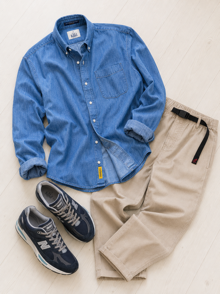 Herr Sommar Outfit Klassisk
