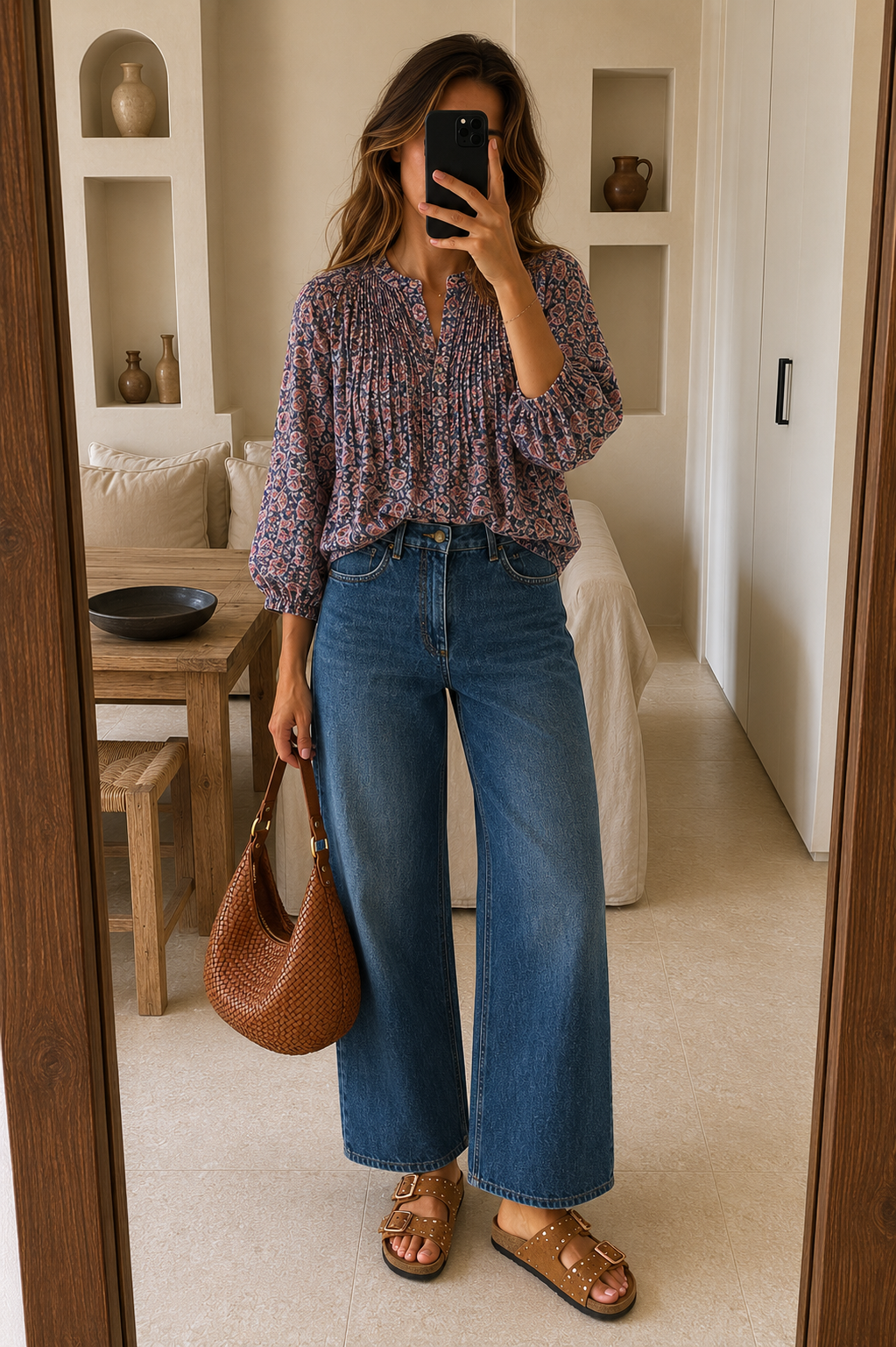 Pantaloni Harrison Donna Blue/Vert