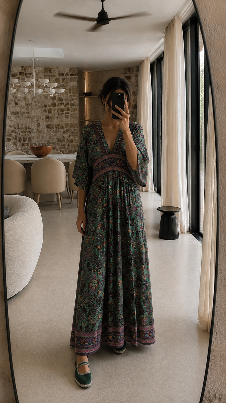 Dam Sommar Outfit Klassisk