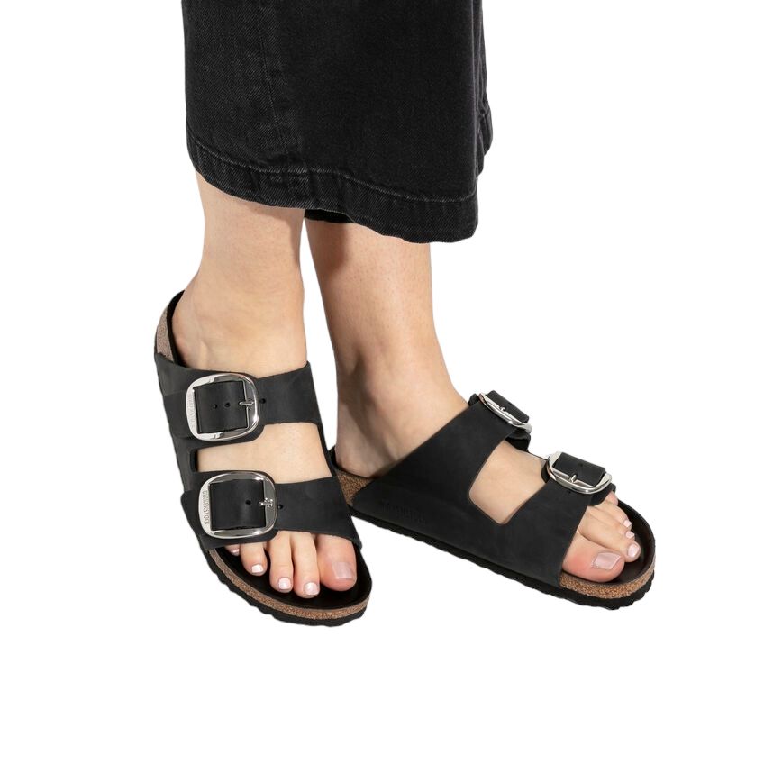 Sandali Arizona Big Buckle Donna Black