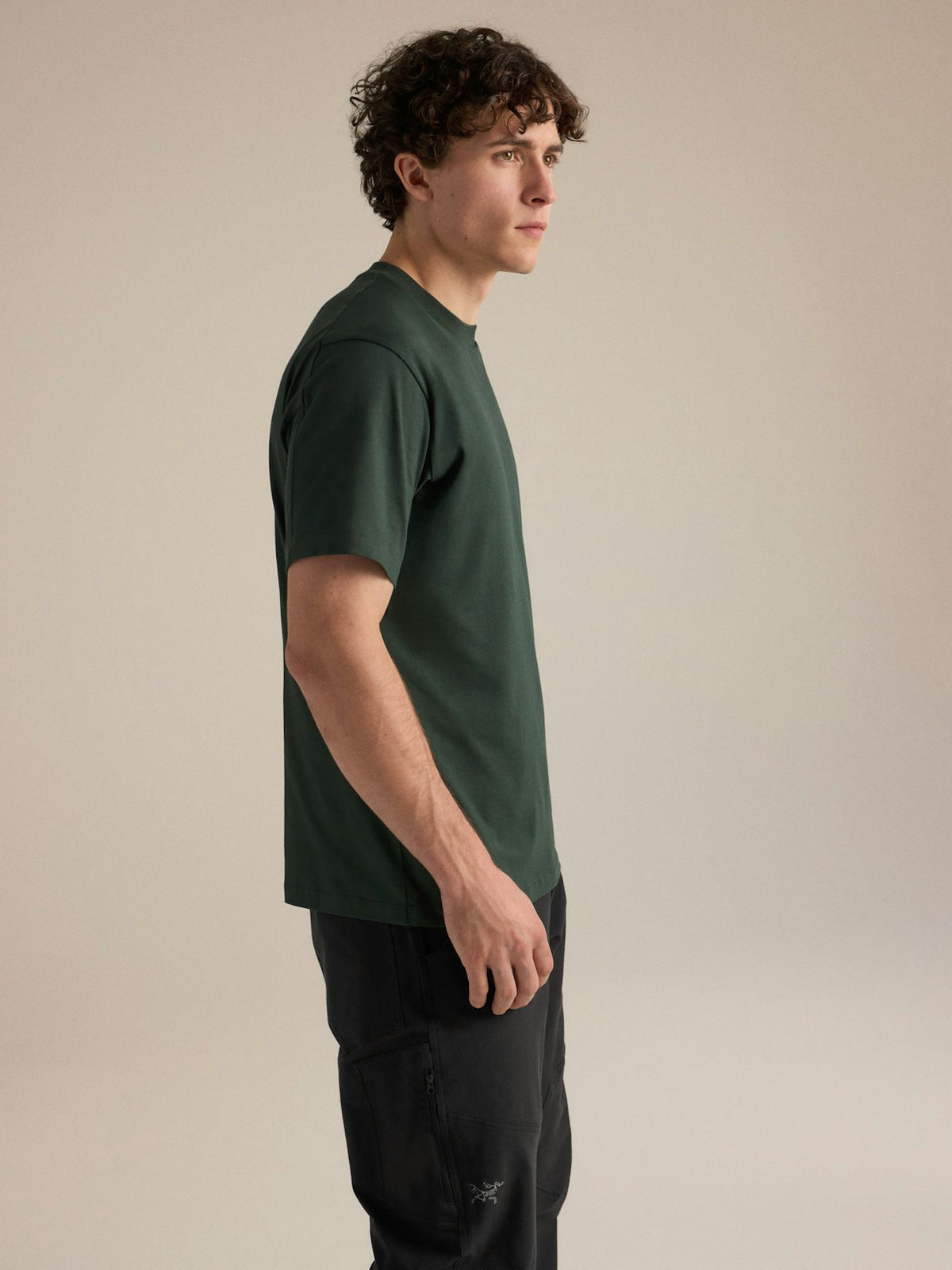 T-shirt Kragg SL Cotton Uomo Dark Jade