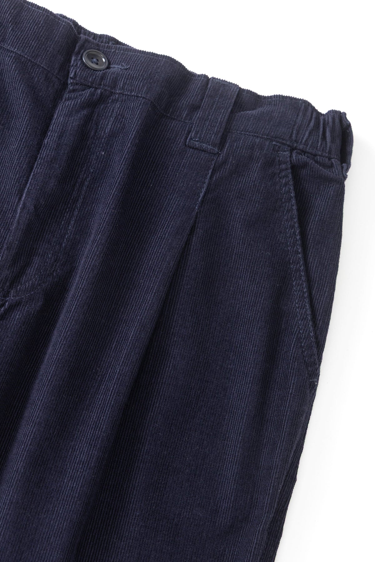 Mann Fine Cord Waiter Hose Dark Navy