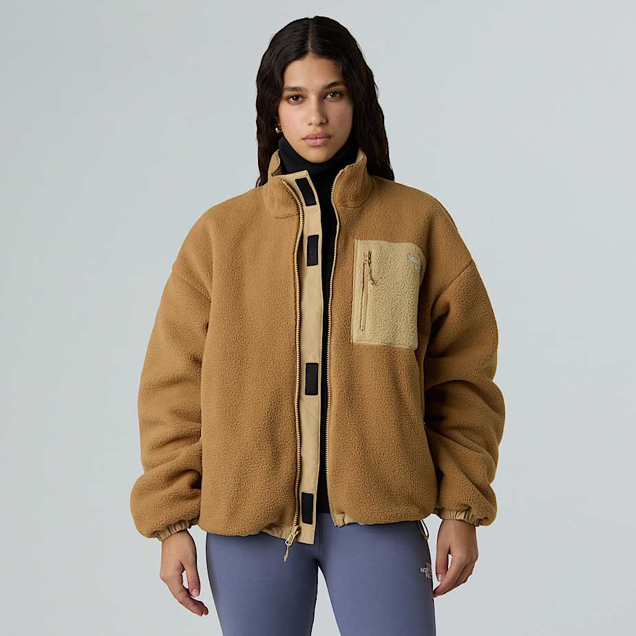 Chaqueta Yumiori Reversible Mujer Khaki Stone/Utility Brown