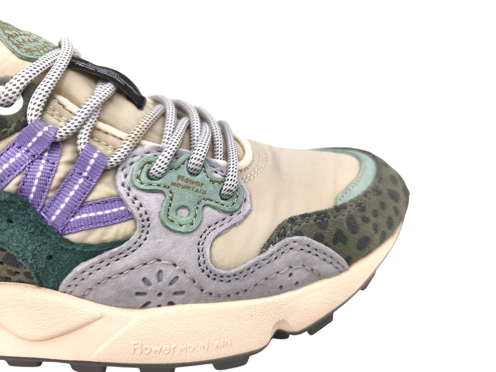 Scarpe Yamano 3 Animalier Donna Taupe/Green Bottle