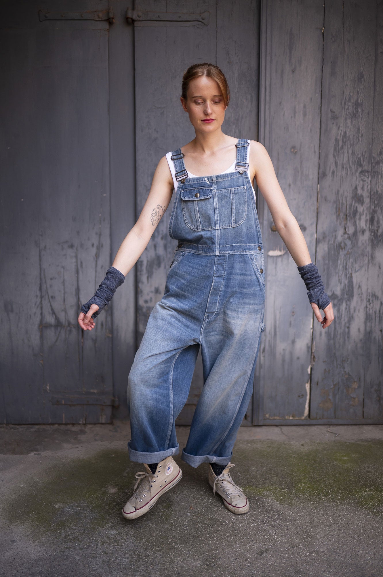 Salopette The 50s Workwear 41 Donna Light Blue