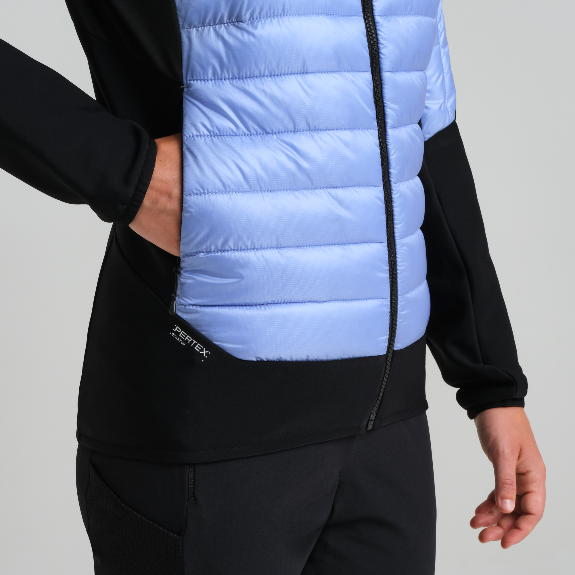 Doudoune Peak Hybrid Hooded Femme Bright Teal
