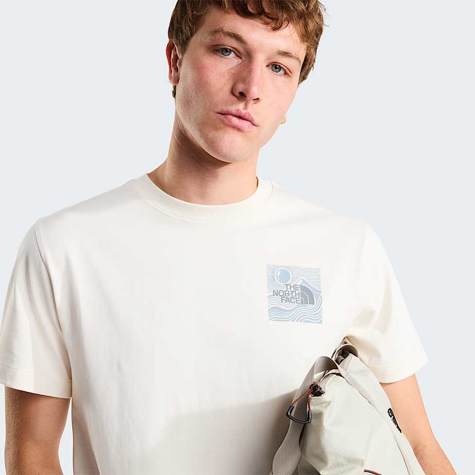 T-shirt Mountain Escape Relaxed White Dune