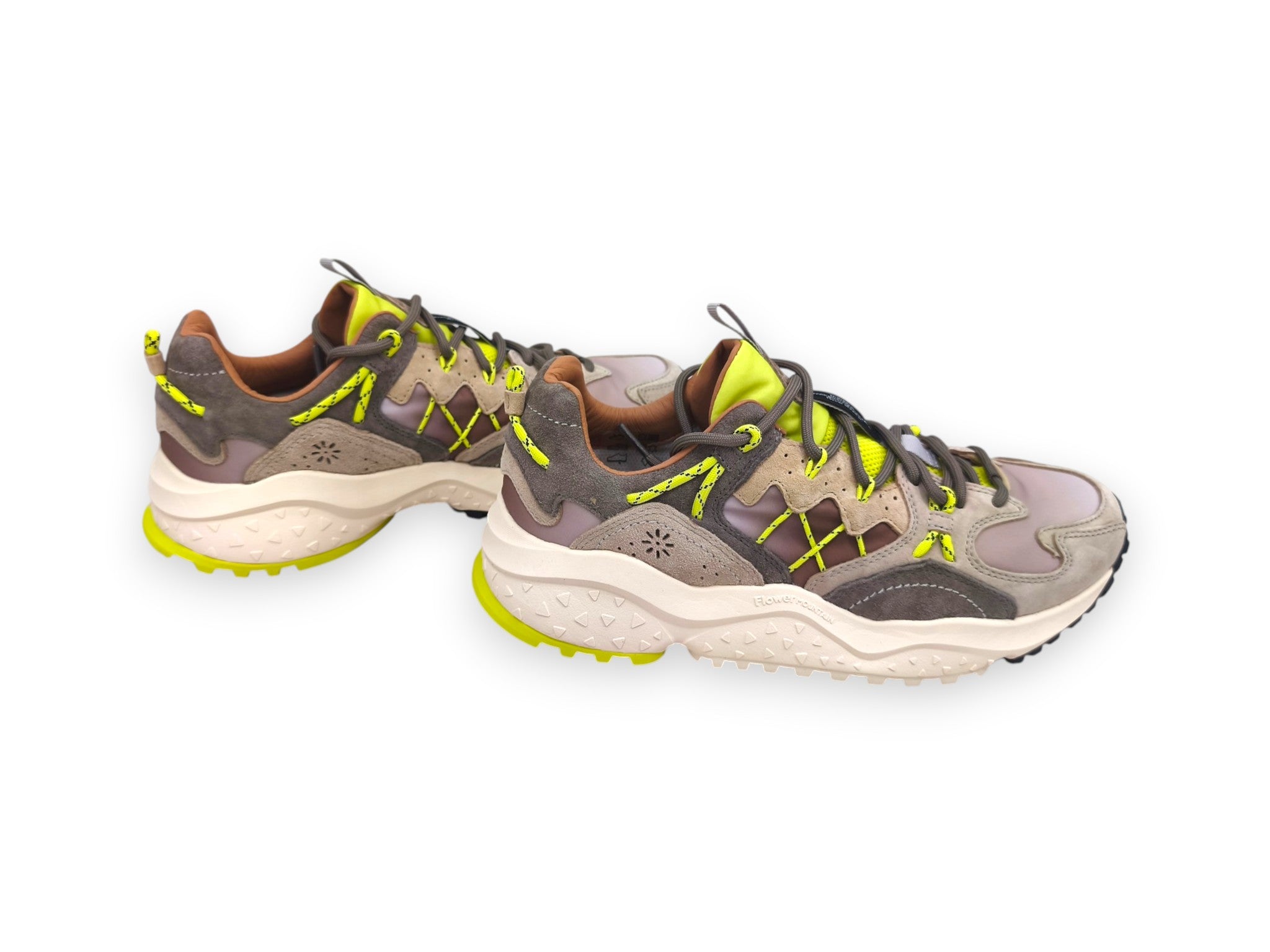 Scarpe Yamabushi Taupe/Lime