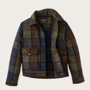 Chaqueta Mackinaw Wool Hombre Blue/Brown/Gray