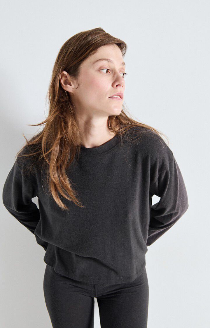 Pull Ypawood Femme Carbon Melange