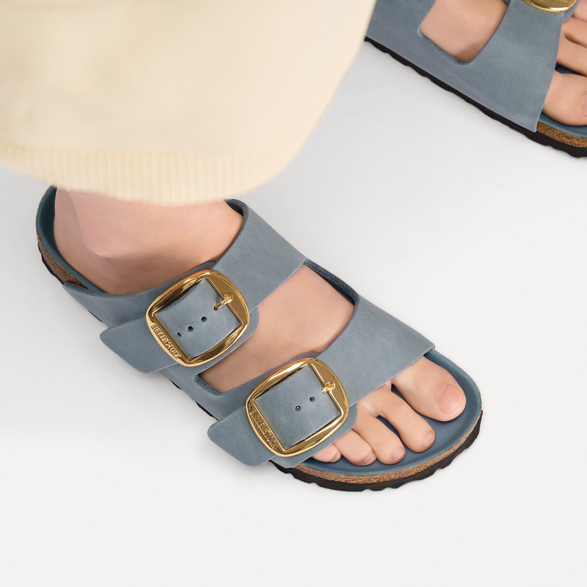 Sandalias Arizona Big Buckle Mujer Basalt Gray