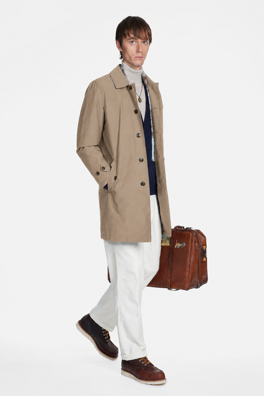 Manteau G10 Detachable Homme Tan