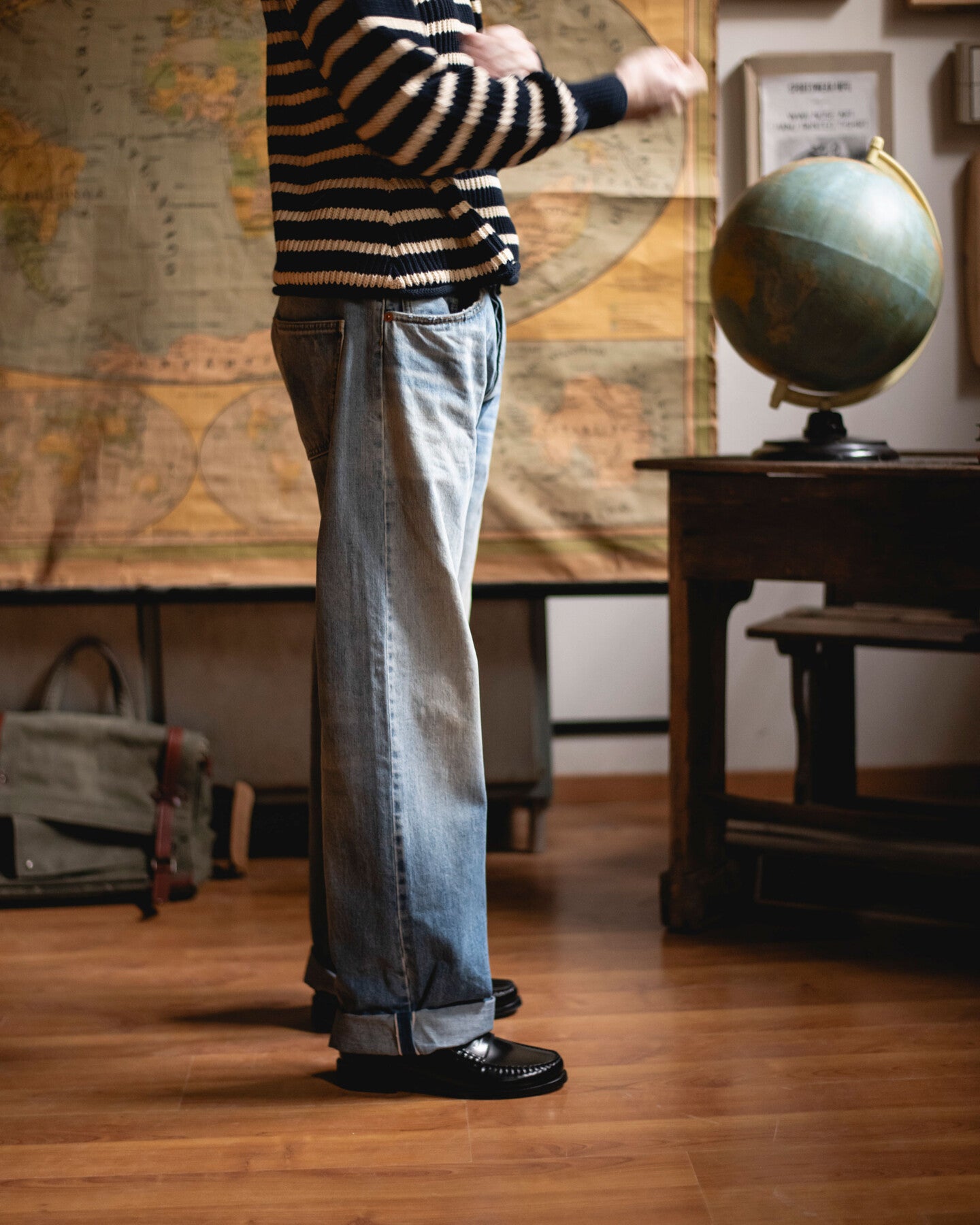 Pantaloni 18 Relaxed Light Blue