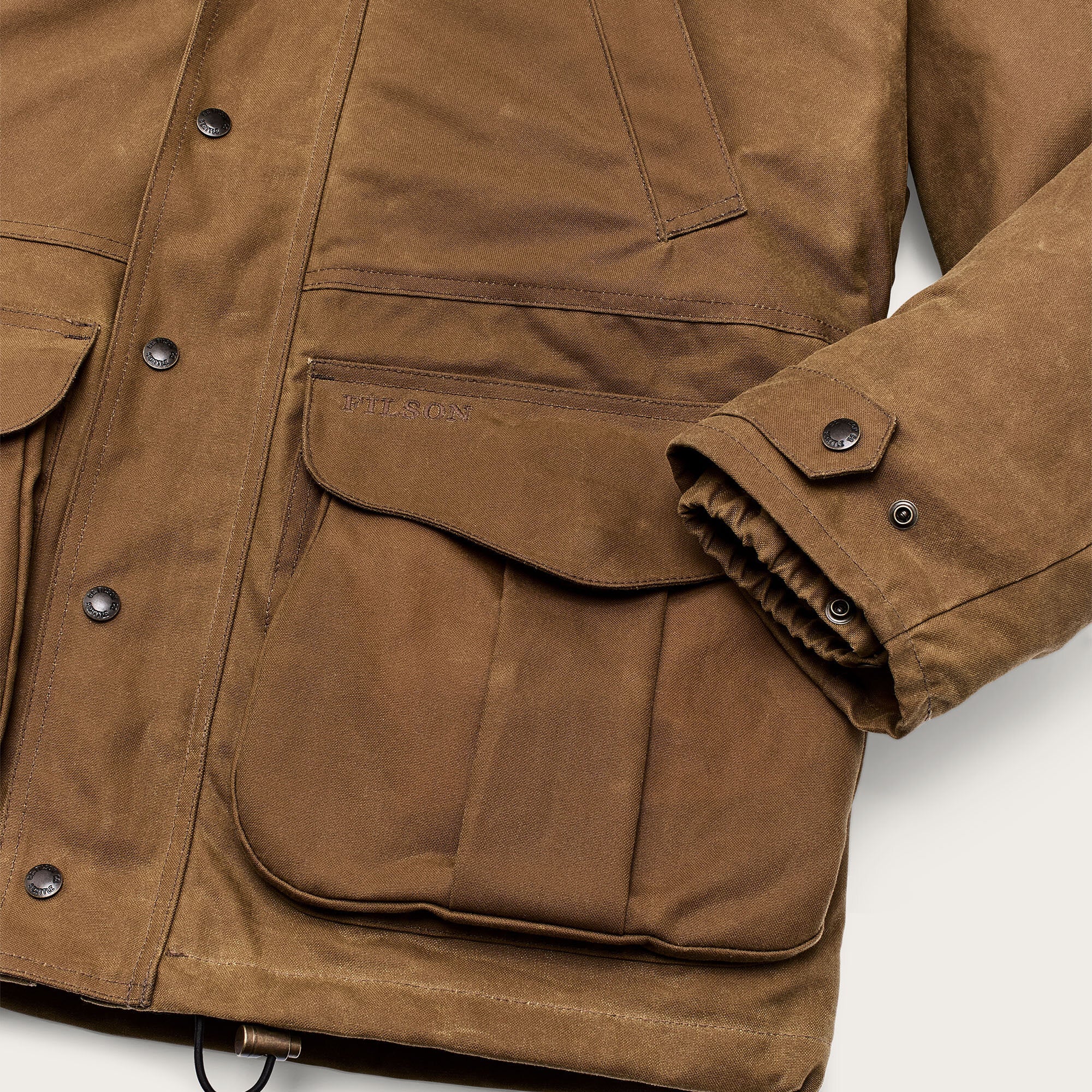 Chaqueta Lined Tin Hombre Dark Tan