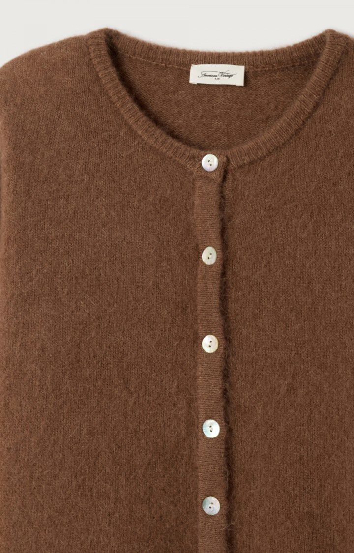 Frau Vitow Strickjacke Chocolat Melage