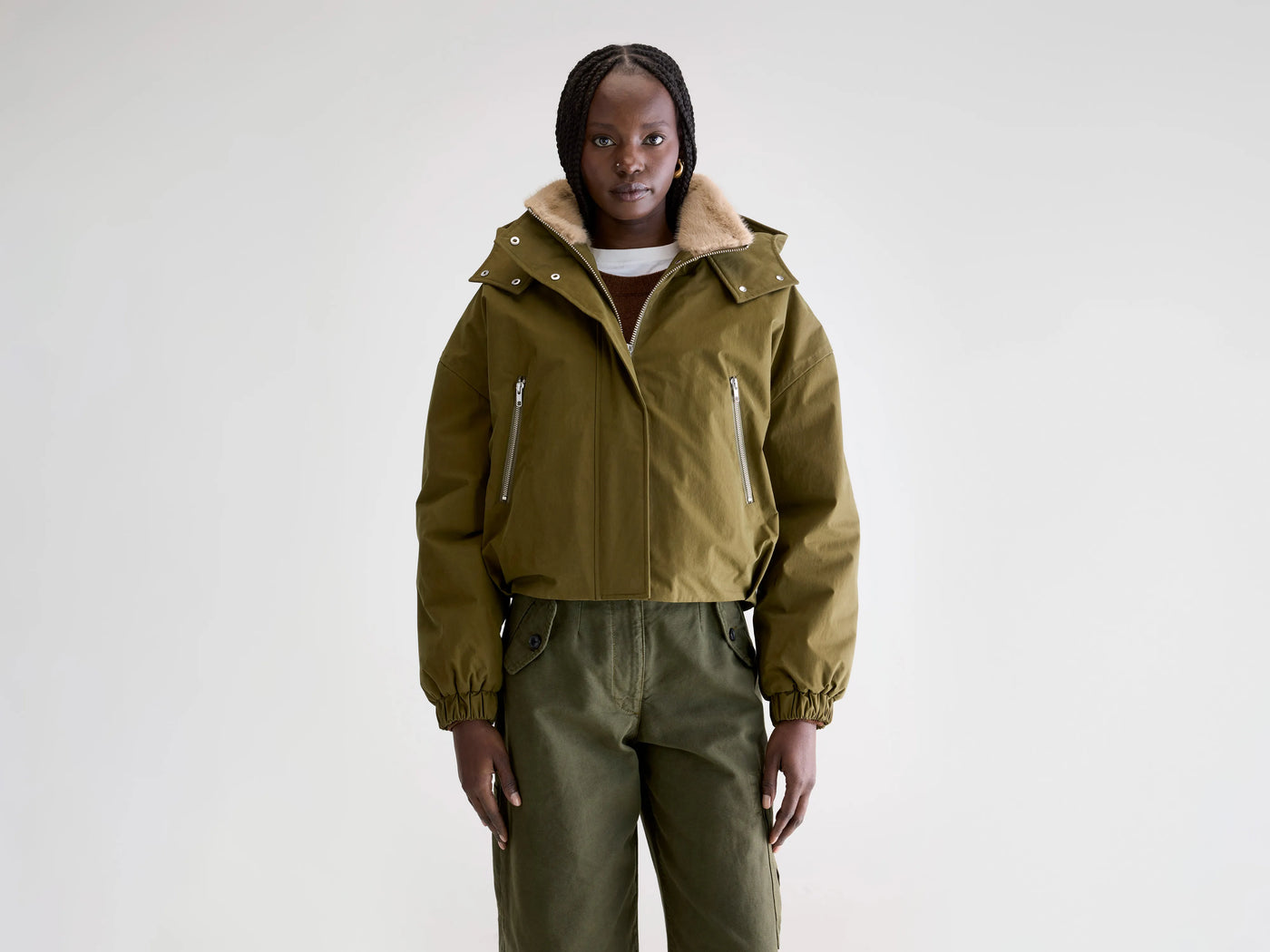 Frau Herna Jacke Military