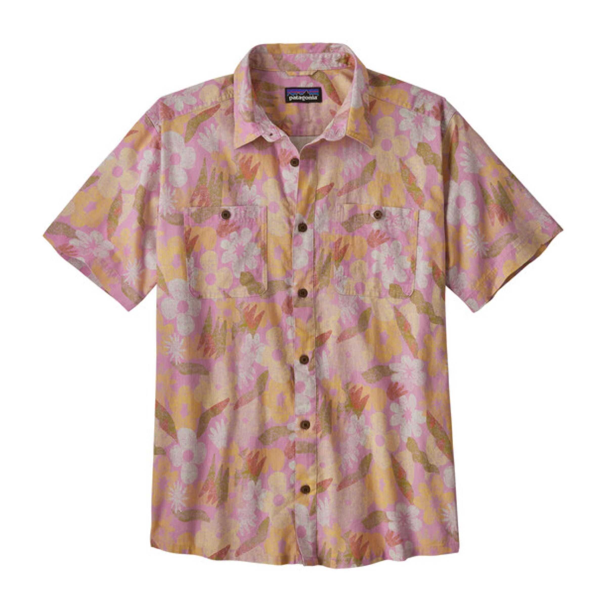 Camicia Back Step Uomo Channeling Spring/Milkweed Mauve