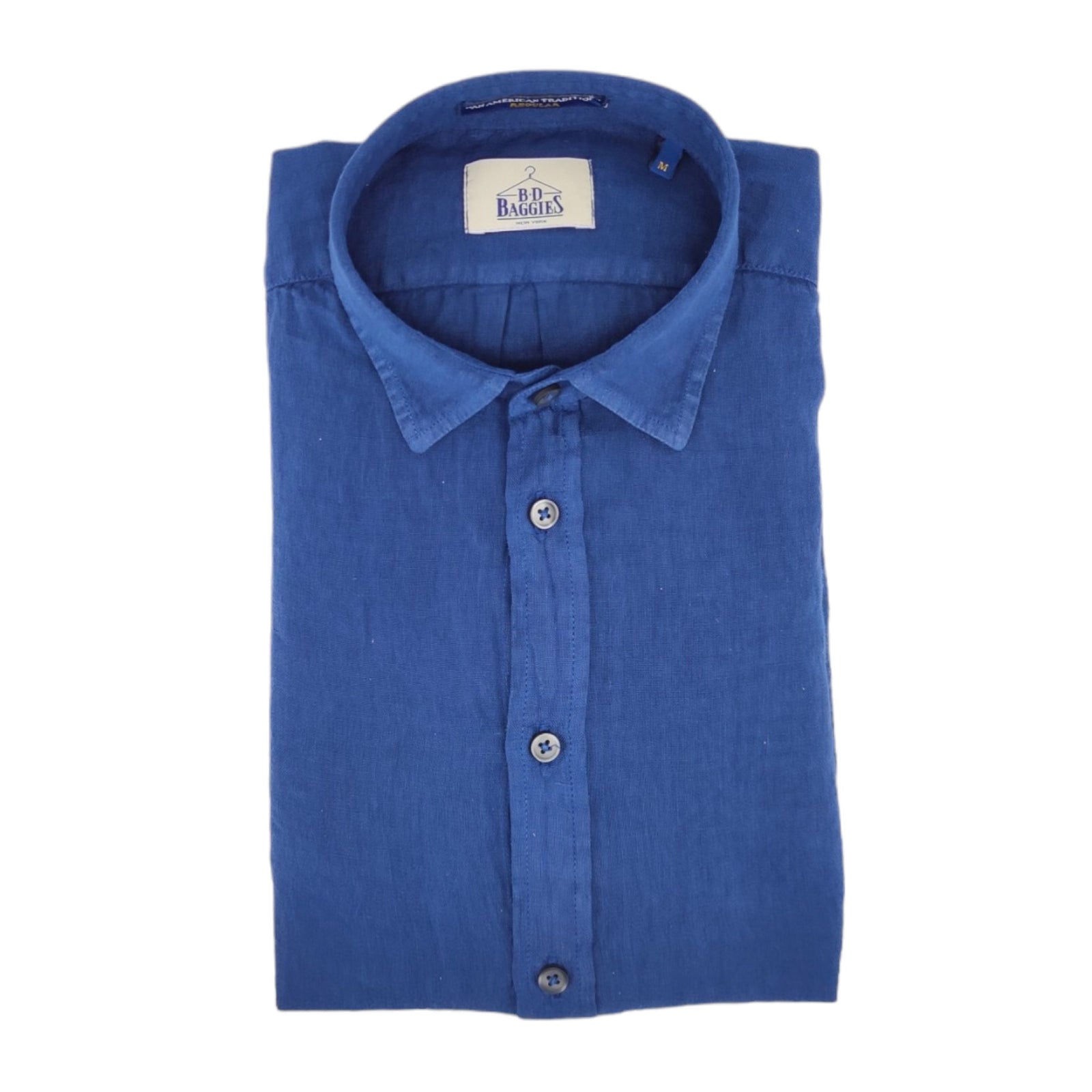 Bd Baggies | Camicia Bradford Lino Uomo Navy Blue - Fabbrica Ski Sises