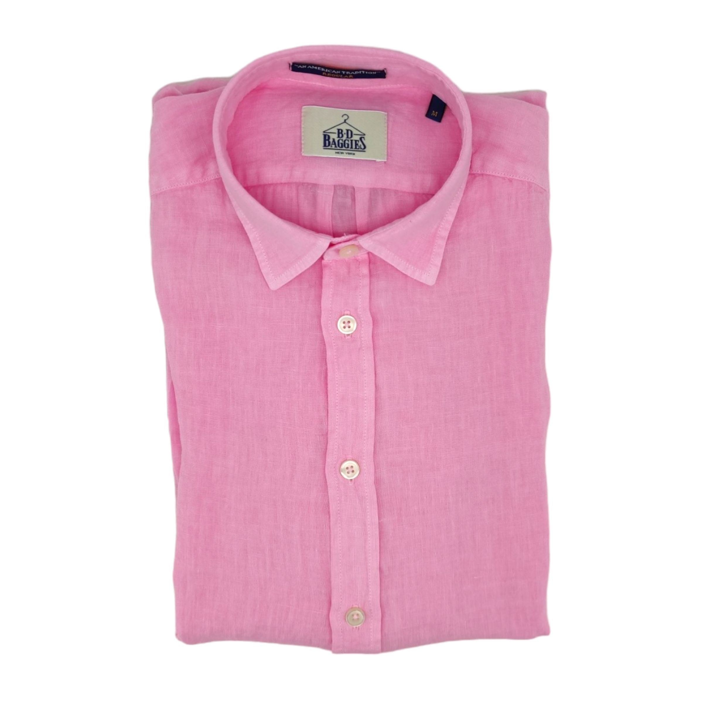 Men's Bradford Lino Shirt Bright Pink 