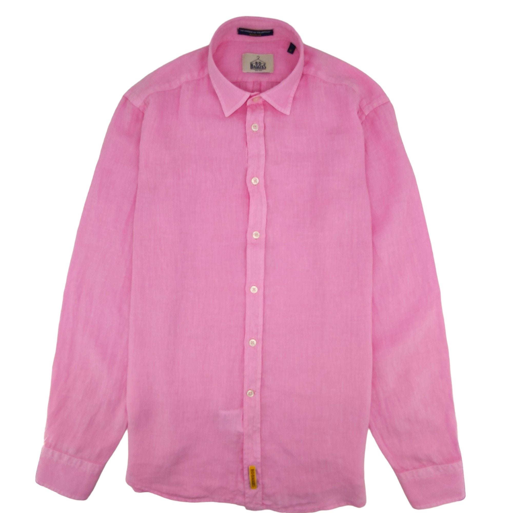Camicia Bradford Lino Uomo Bright Pink
