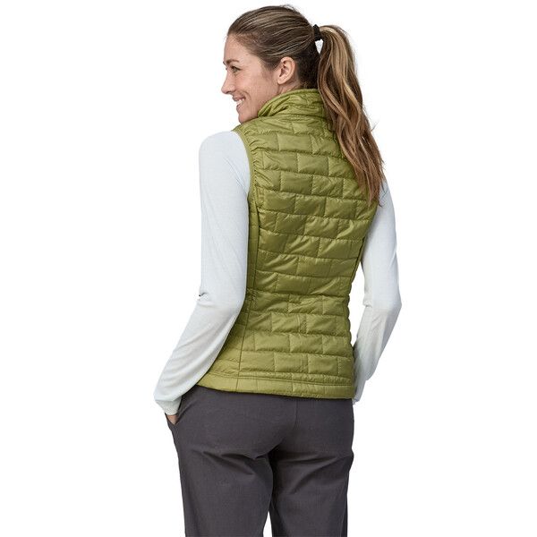 Women's Nano Puff Vest Buckhorn Green 