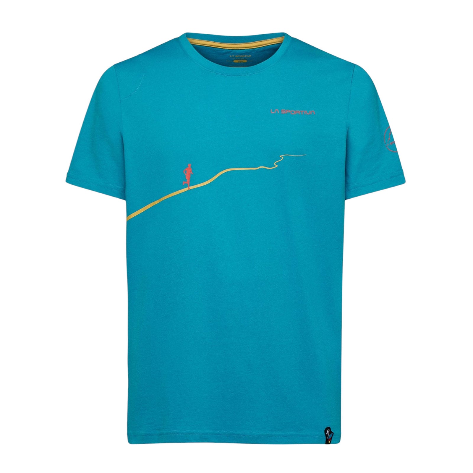 La Sportiva | T-shirt Trail Uomo Tropic Blue - Fabbrica Ski Sises
