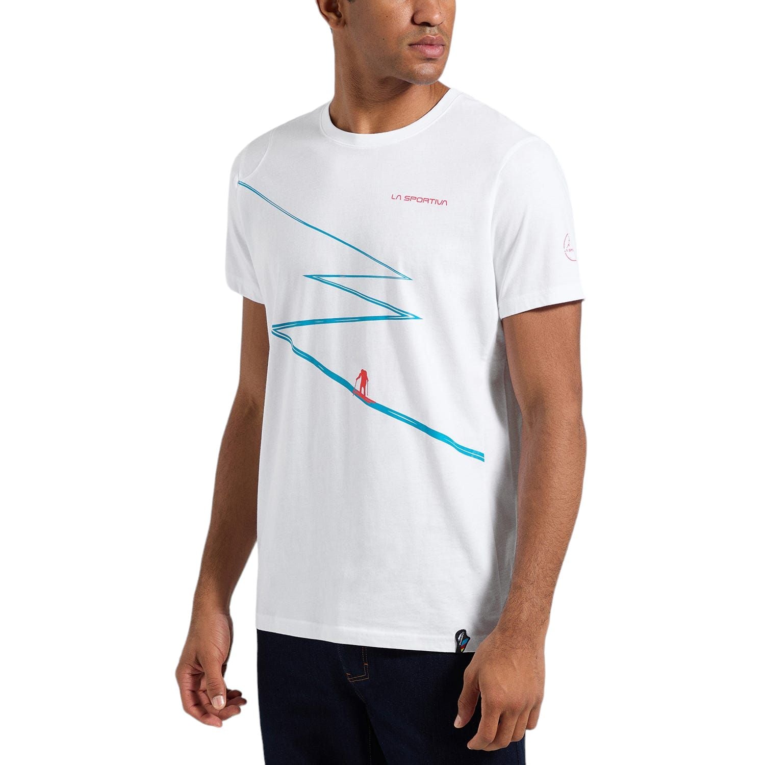 La Sportiva | T-shirt Track Uomo White - Fabbrica Ski Sises
