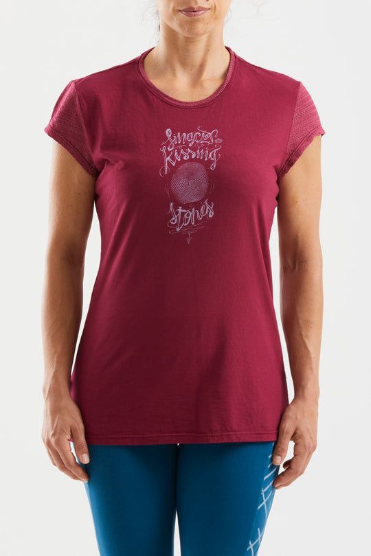 E9 | T-shirt Kiss 2.4 Donna Magenta - Fabbrica Ski Sises