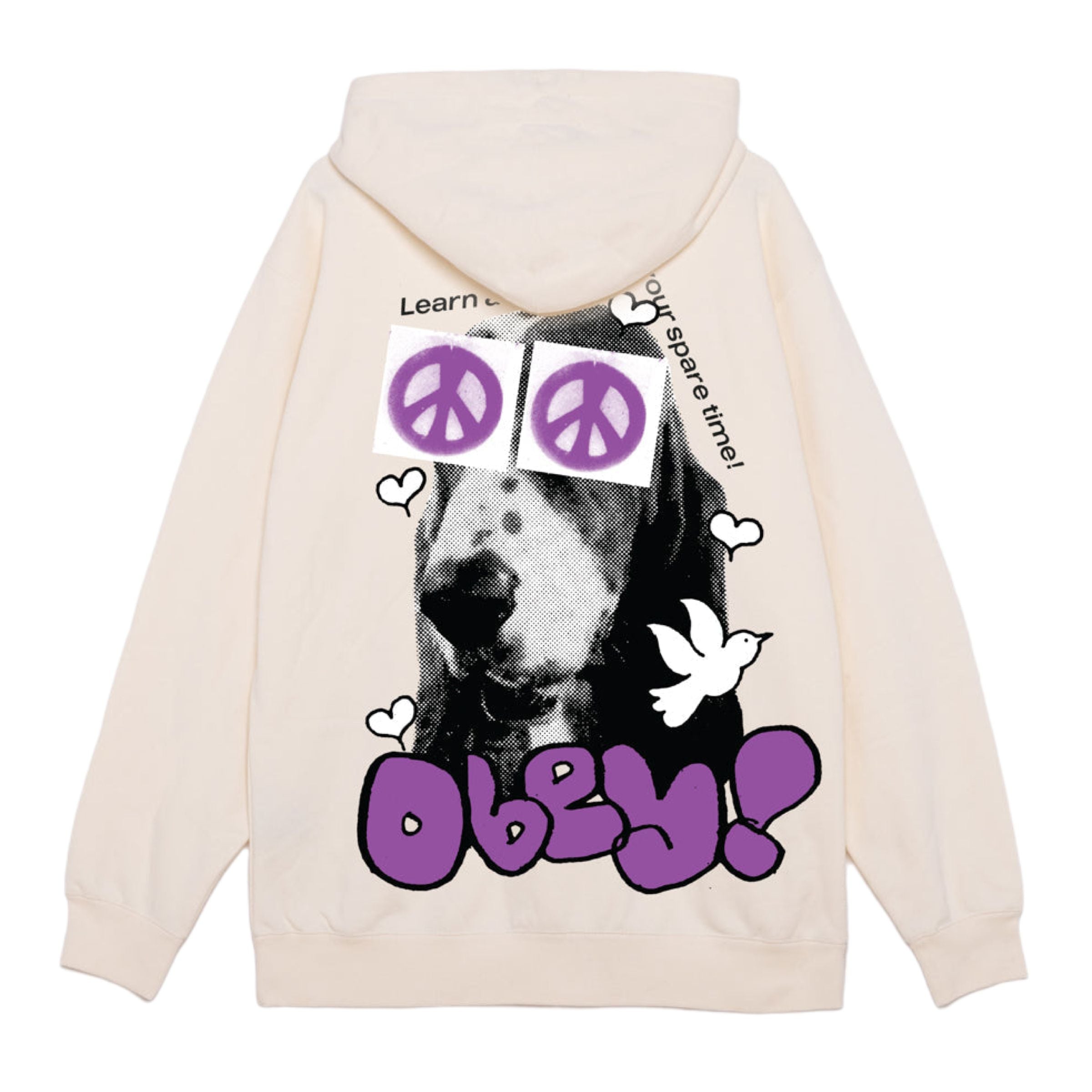 Peace Eyes Sweater Unbleached 