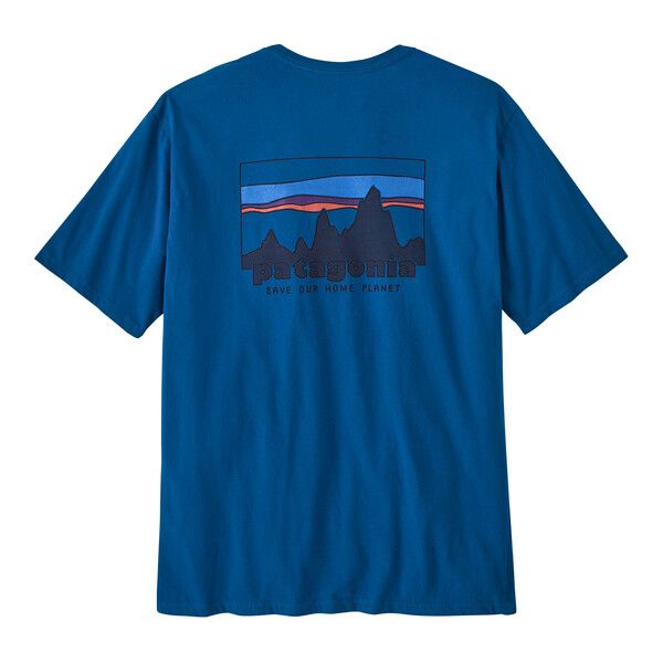 T-shirt 73 Skyline Organic Uomo Endless Blue