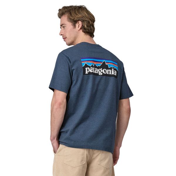 T-shirt P-6 Logo Responsibili Uomo Utility Blue