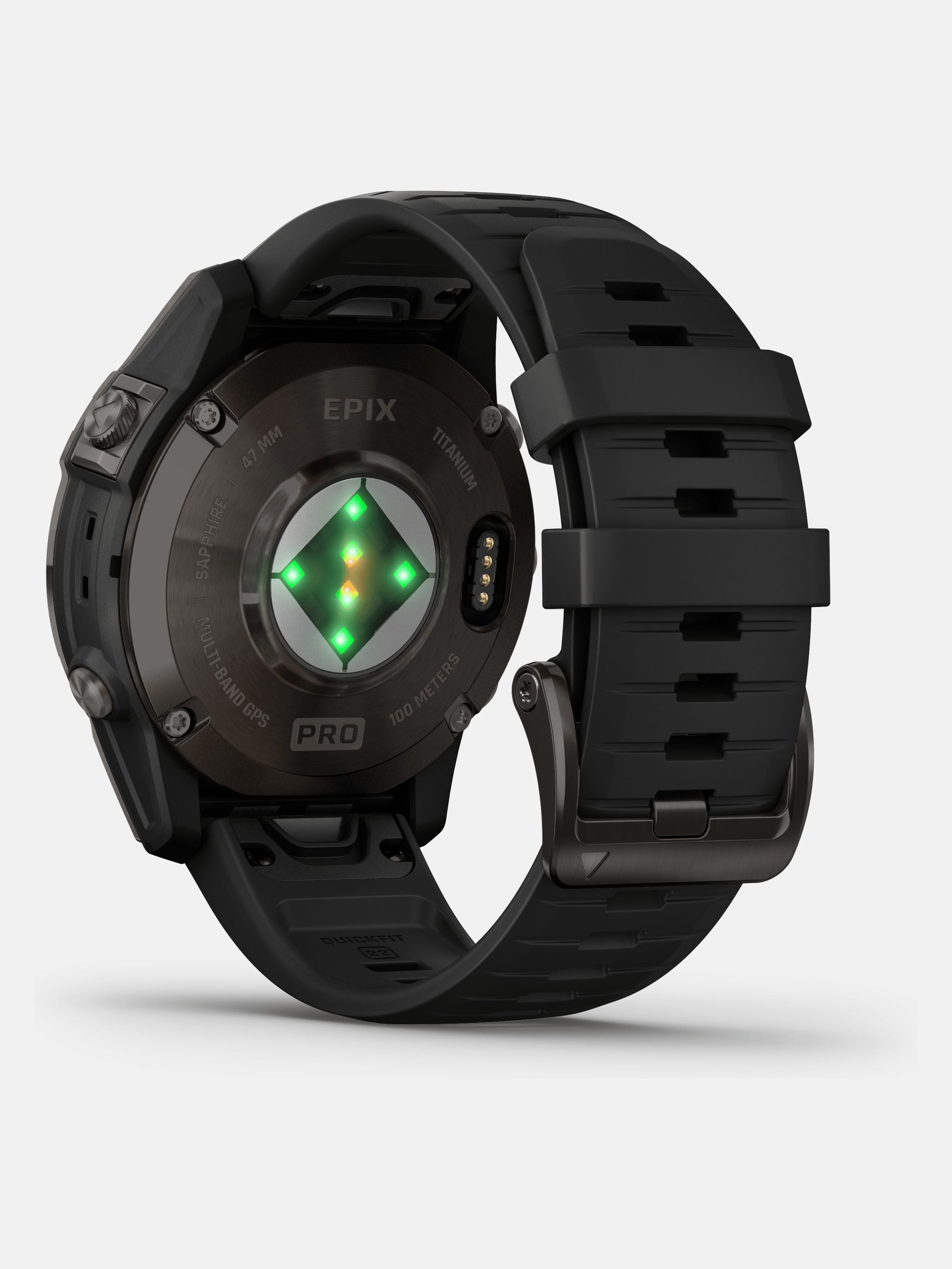 Epix Pro-Sapphire Edition Watch Carbon Gray DLC Titanium/Black 