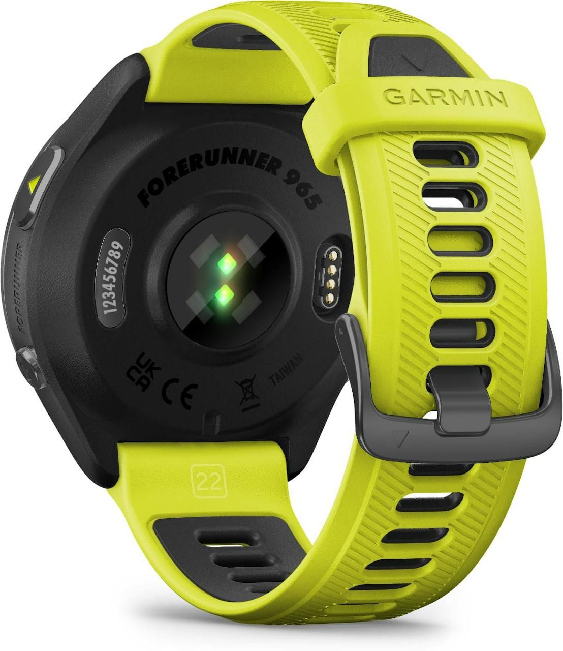 Forerunner 965 Watch Carbon Grey/Yellow Black 