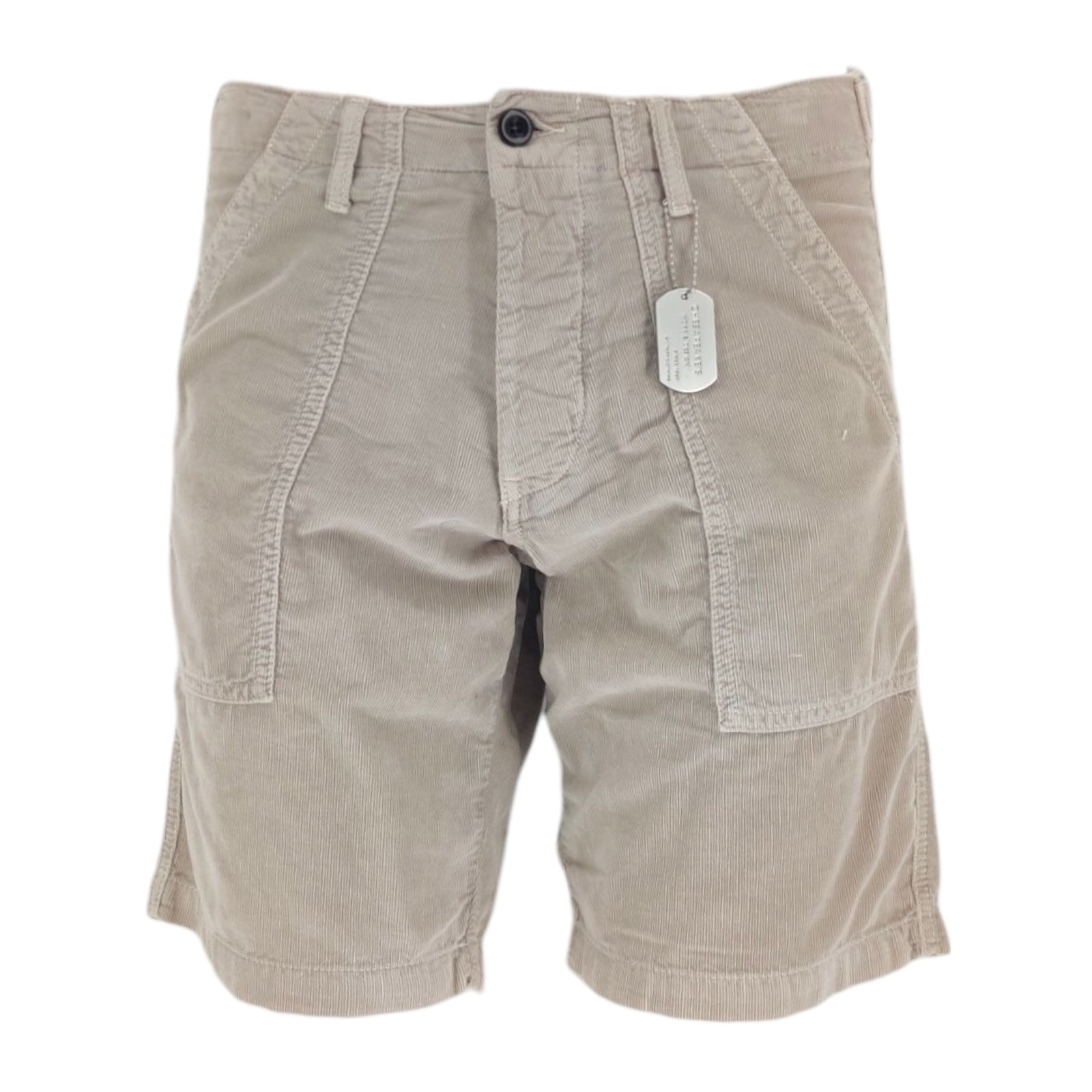 Chesapeake'S | Pantaloncini Shannon Corduroy Uomo Stone - Fabbrica Ski Sises