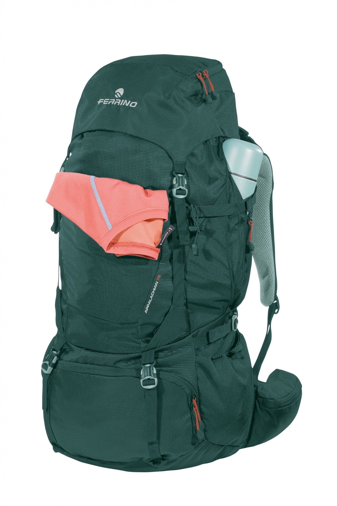 Ferrino | Zaino Appalachian 75 Verde - Fabbrica Ski Sises