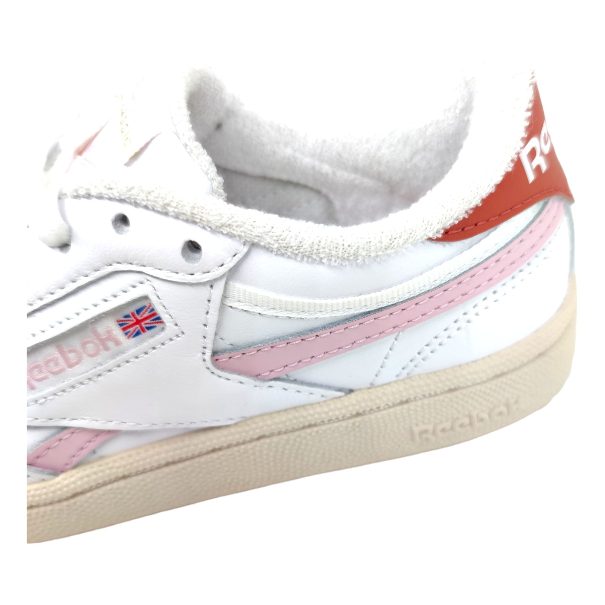 Women's Club C Revenge Shoes White/Soft Pink/Rust 