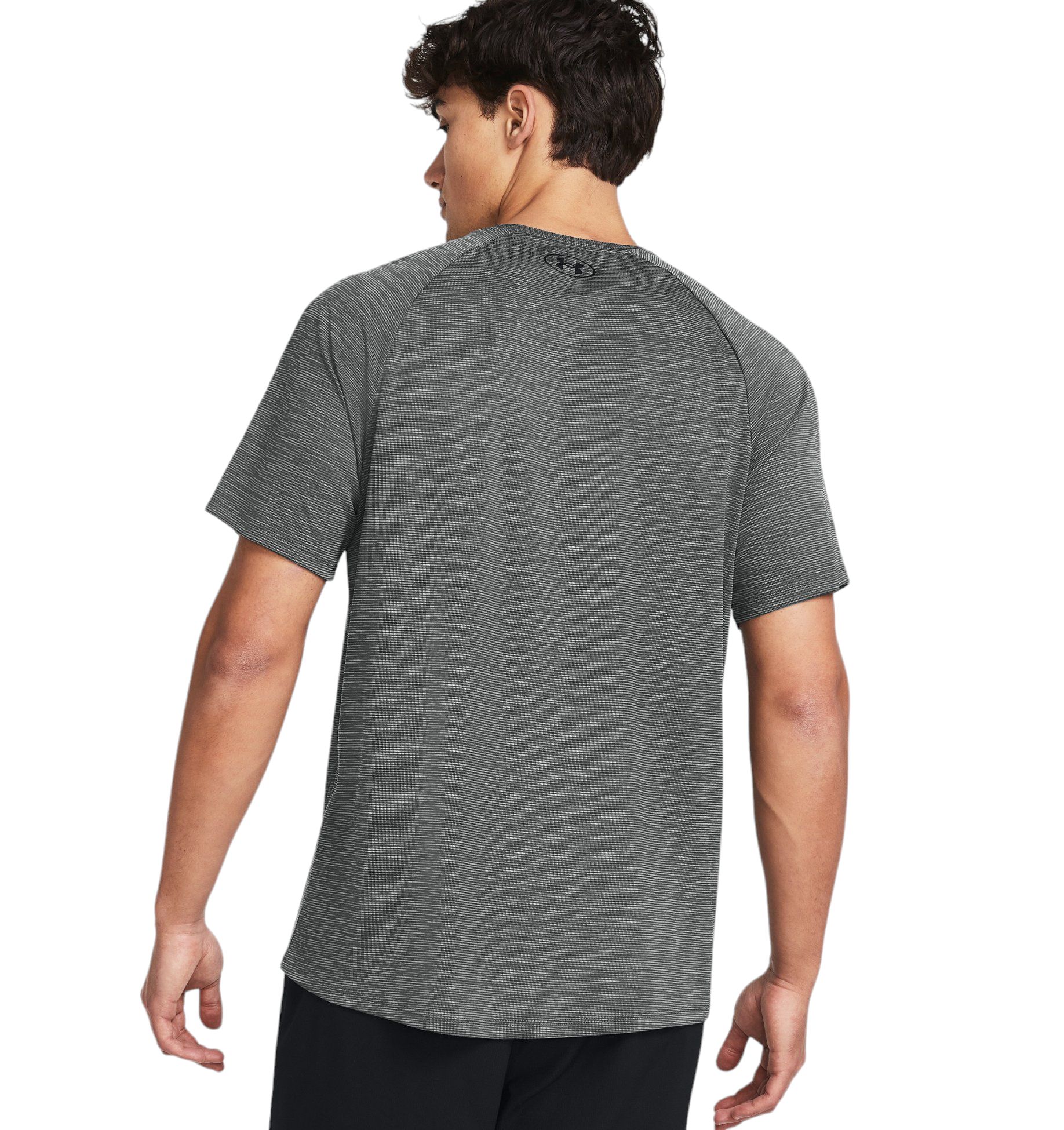 T-shirt Tech Textured Uomo Castlerock / Black