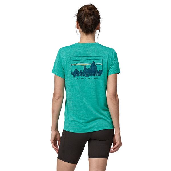 Women's Cap Cool Daily Graphic T-shirt 73 Skyline/Subtidal Blue 