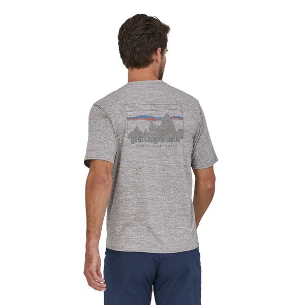 Men's Cap Cool Daily Graphic T-shirt 73 Skyline/Feather Grey 