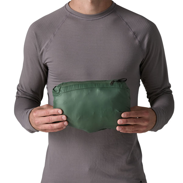 Giacca Down Sweater Hoody Uomo Treeline Green